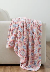 Medallion Plush Throw Blanket