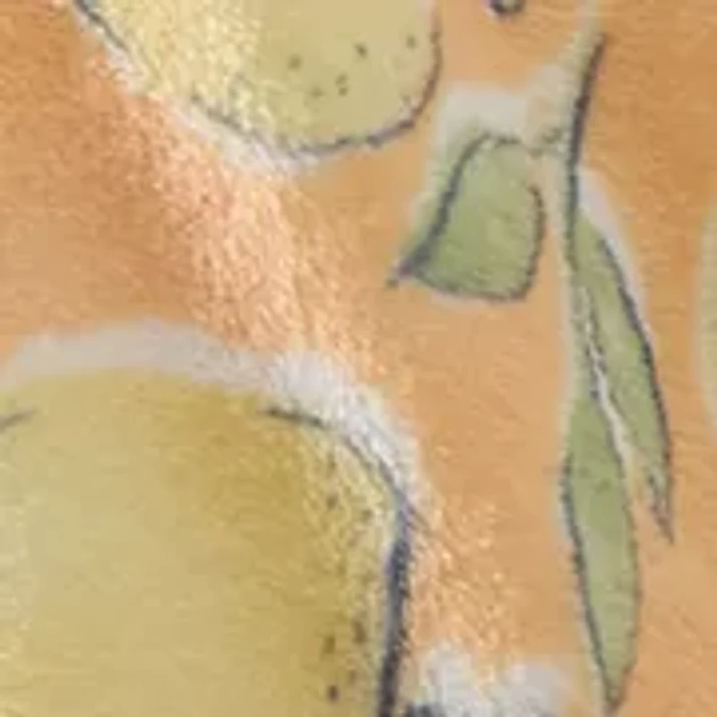 Lemons Plush Throw