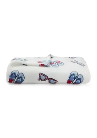 American Multi Plush Throw