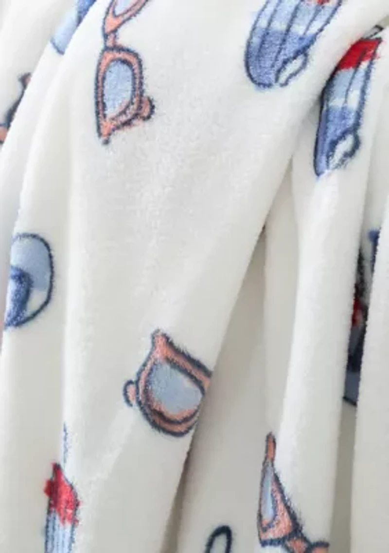 American Multi Plush Throw