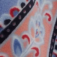 Clean Paisley Plush Throw Blanket