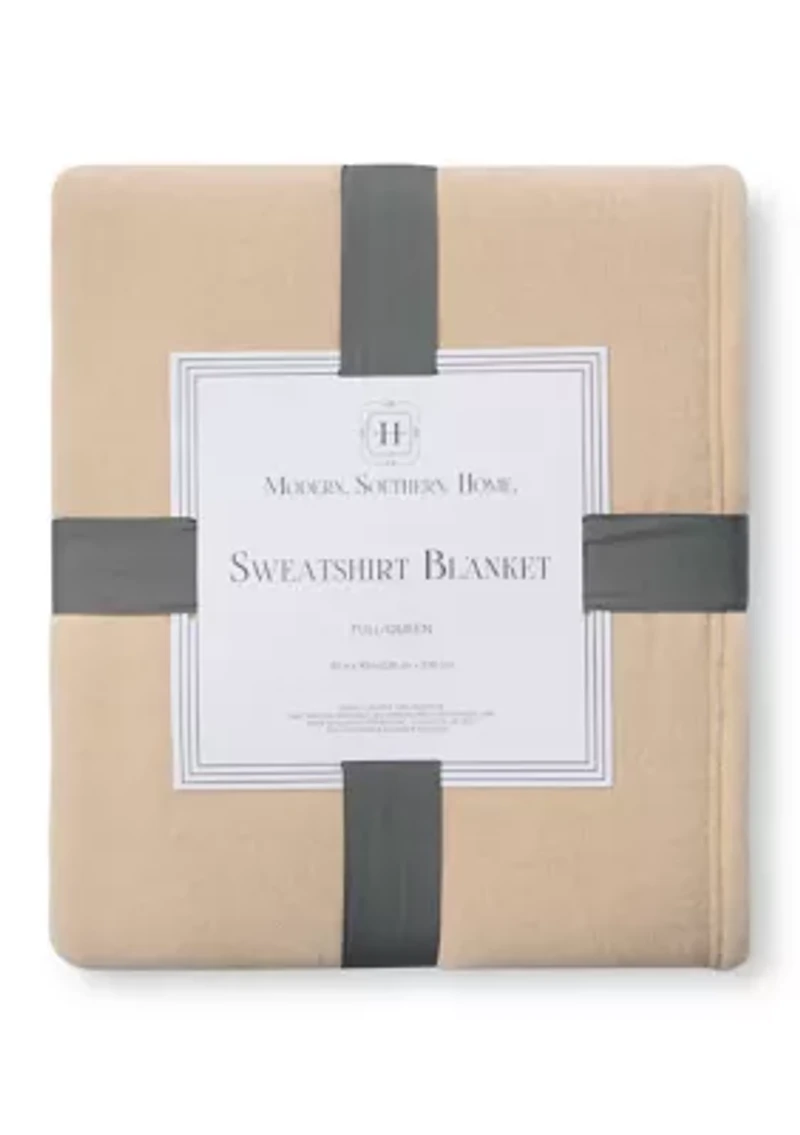 Soft Sweatshirt Blanket