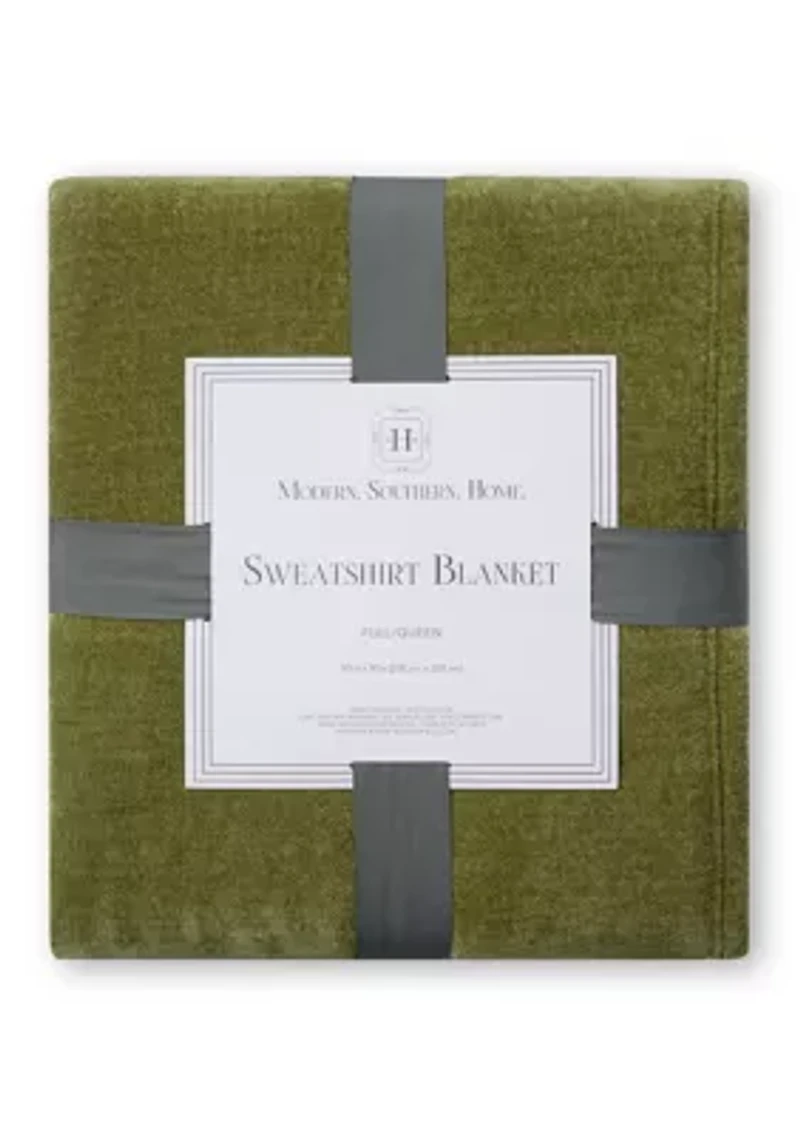 Soft Sweatshirt Blanket