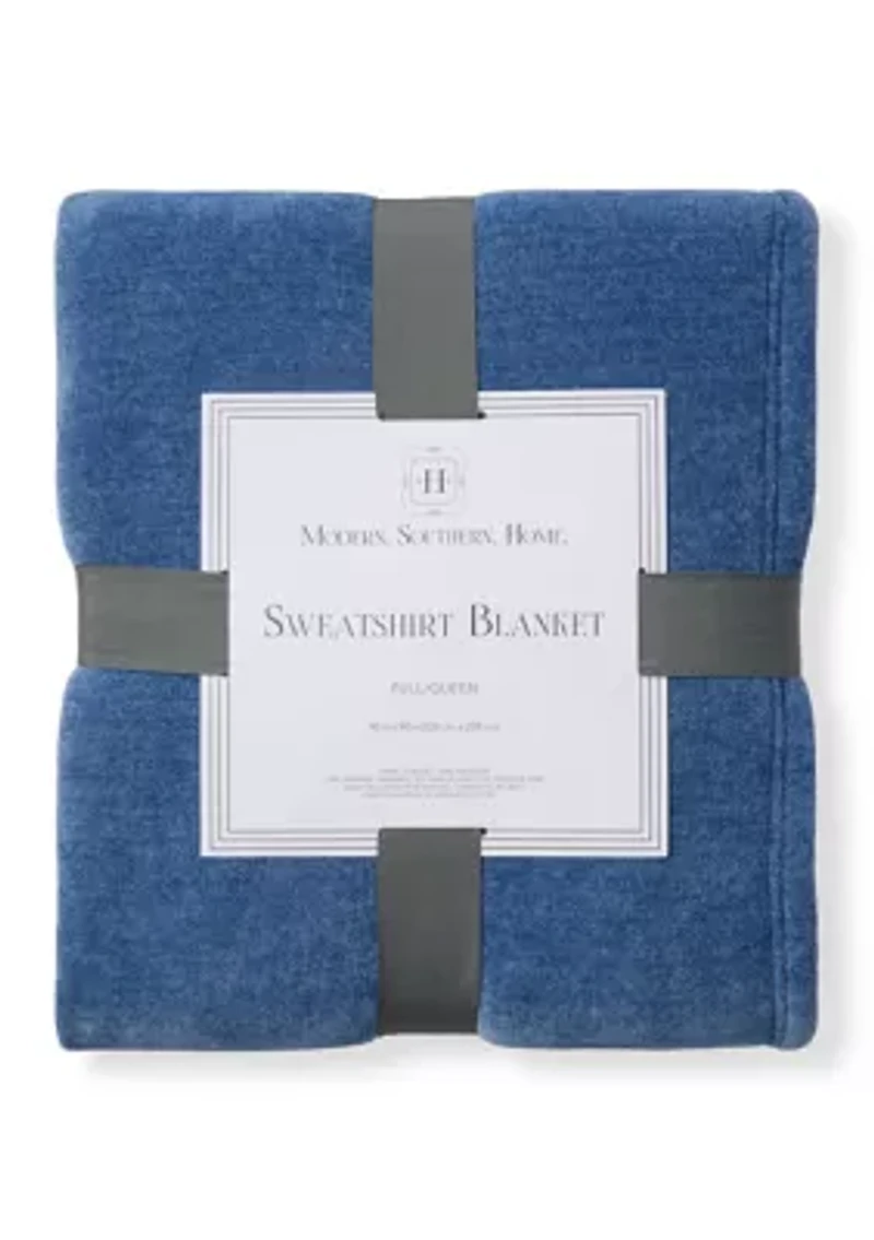 Soft Sweatshirt Blanket