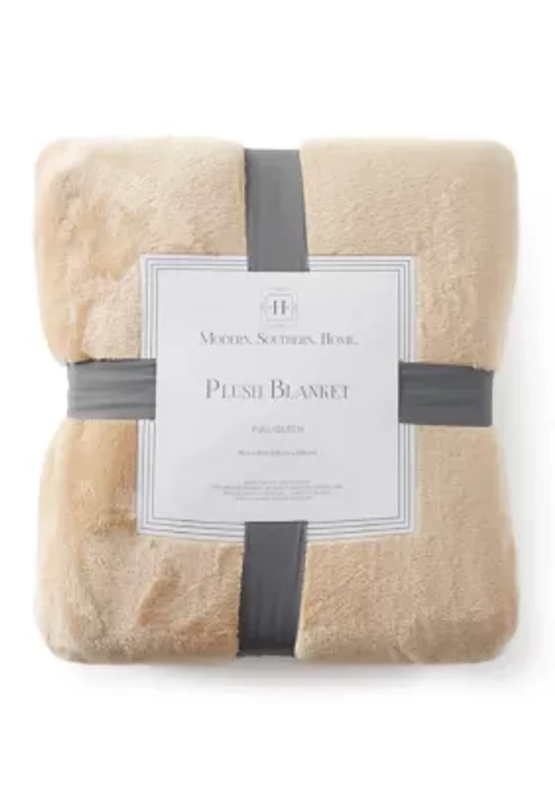 Solid Plush Blanket