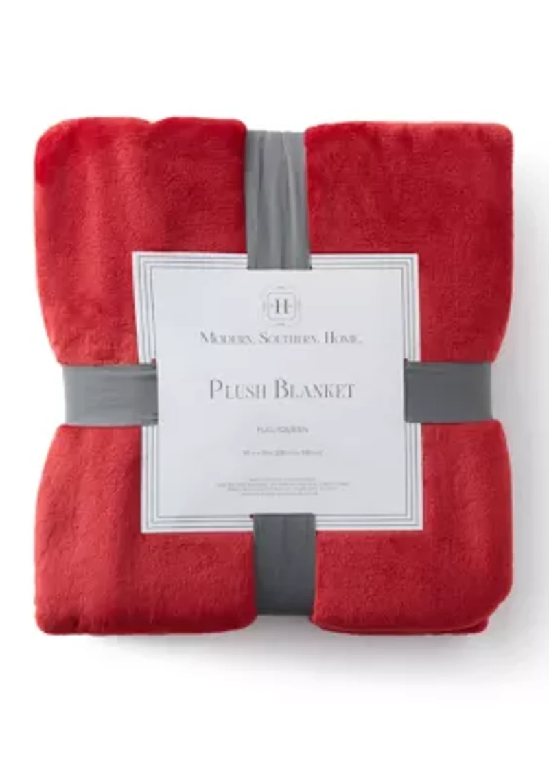Solid Plush Blanket