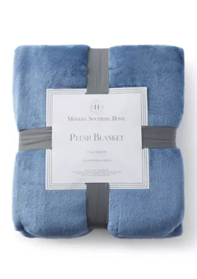 Solid Plush Blanket