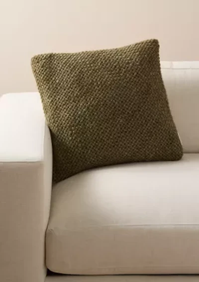 Woven Square Throw Pillow