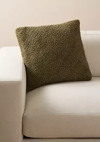 Woven Square Throw Pillow