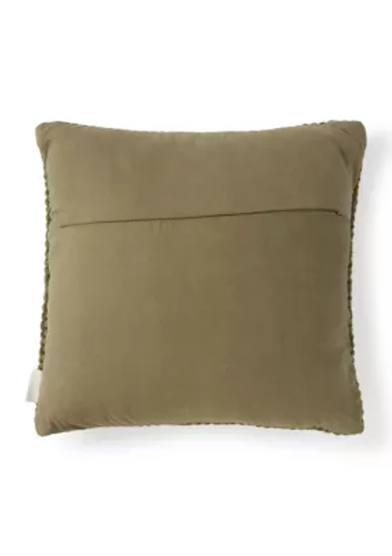 Woven Square Throw Pillow