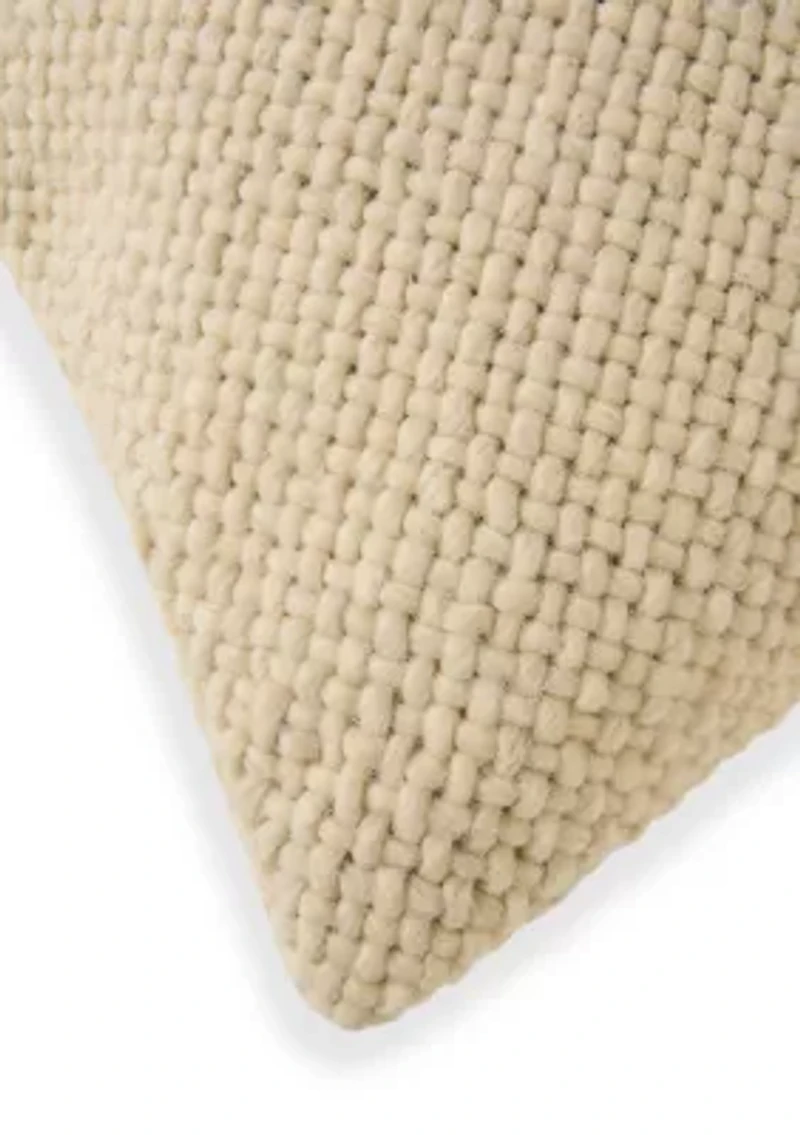 Woven Square Throw Pillow