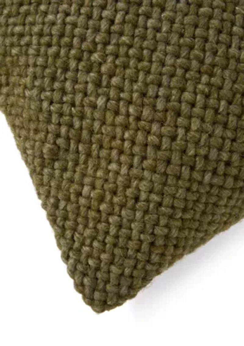 Woven Square Throw Pillow