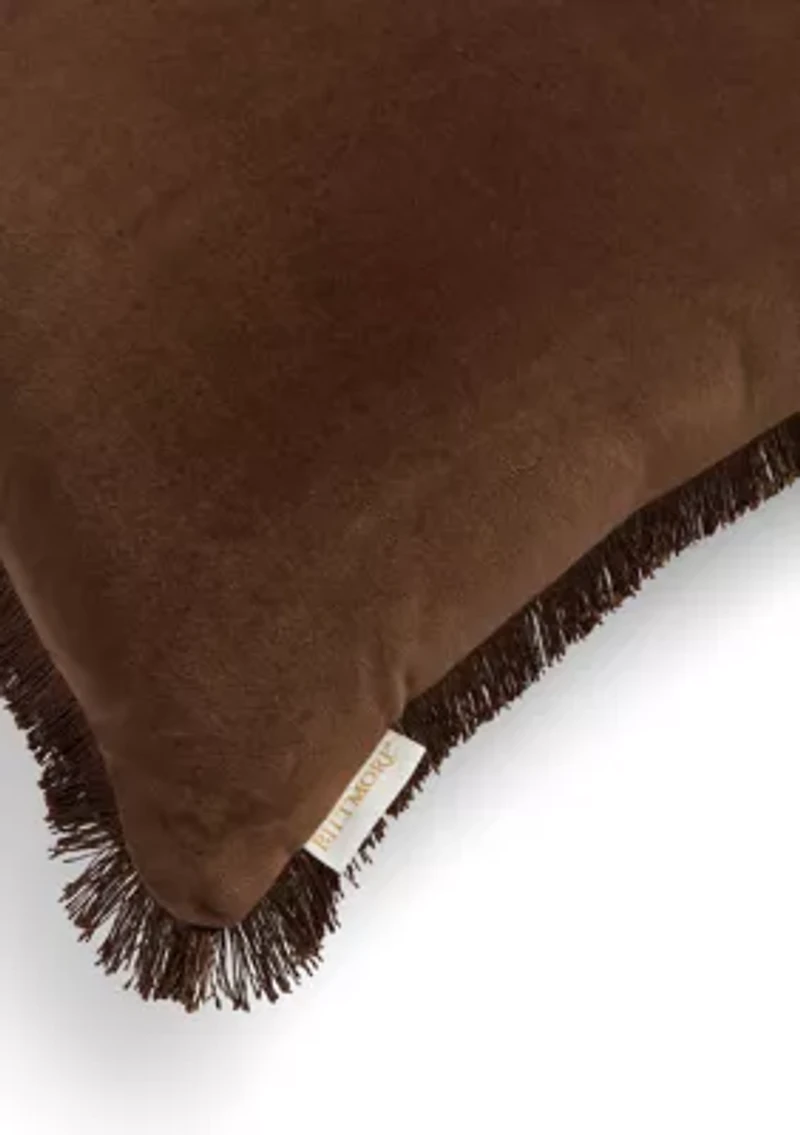 Fringe Square Throw Pillow