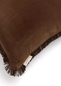 Fringe Square Throw Pillow