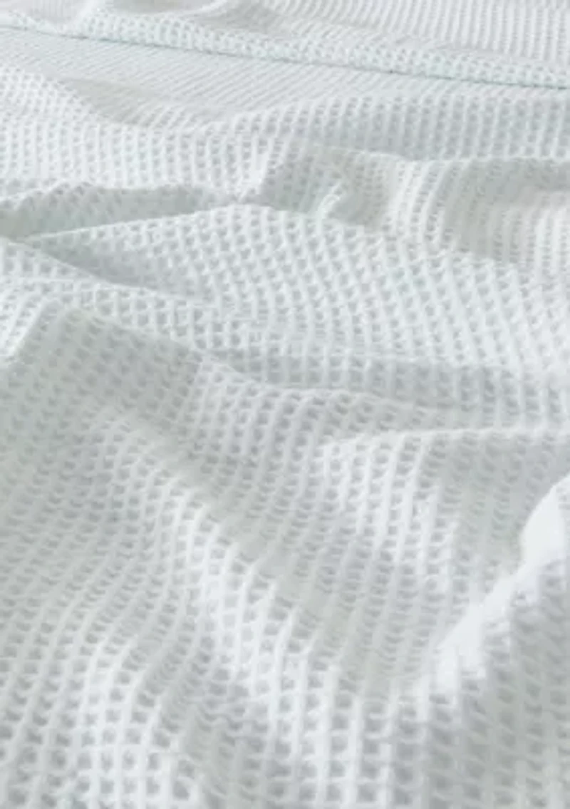100% Cotton Waffle Weave Blanket