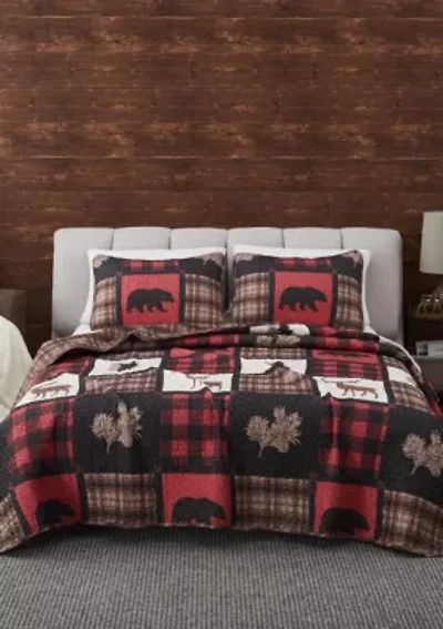 Lodge Inspired Patchwork Quilt Set