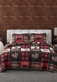 Lodge Inspired Patchwork Quilt Set