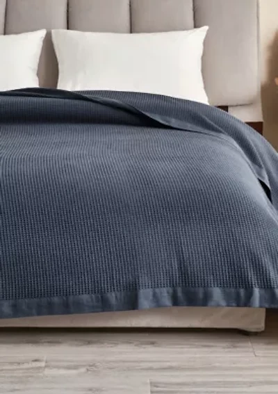 100% Cotton Waffle Weave Blanket