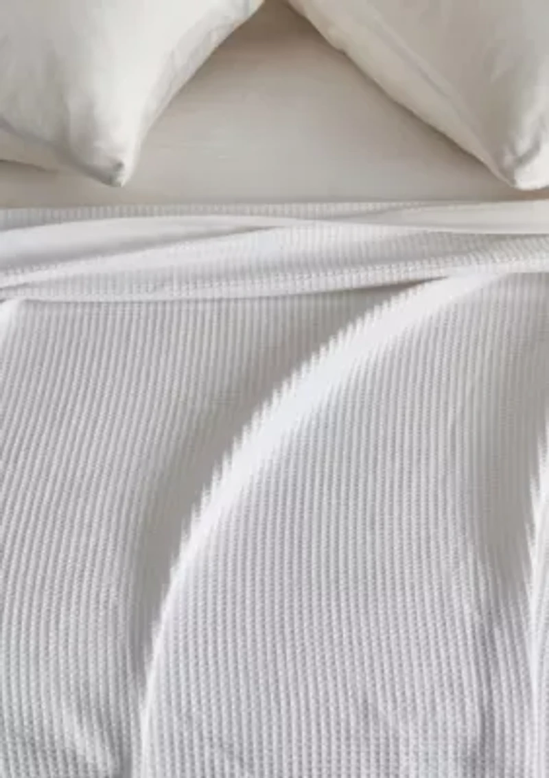 100% Cotton Waffle Weave Blanket
