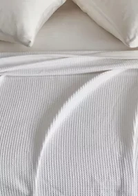 100% Cotton Waffle Weave Blanket