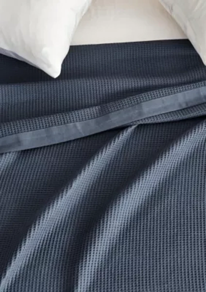 100% Cotton Waffle Weave Blanket