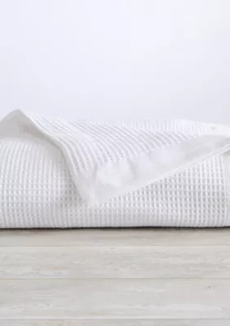 100% Cotton Waffle Weave Blanket