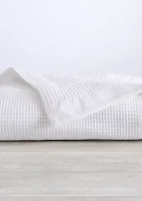 100% Cotton Waffle Weave Blanket