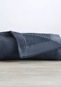100% Cotton Waffle Weave Blanket