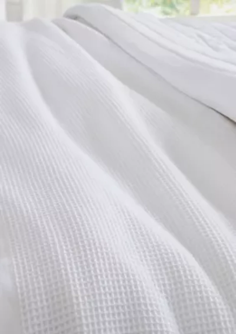100% Cotton Waffle Weave Blanket