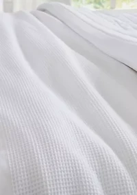 100% Cotton Waffle Weave Blanket