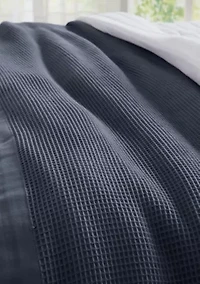 100% Cotton Waffle Weave Blanket