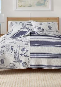 Seacost Memories Coastal Quilt Set