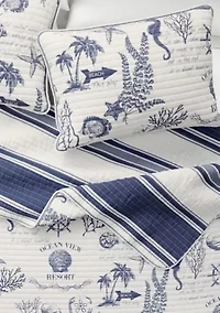 Seacost Memories Coastal Quilt Set