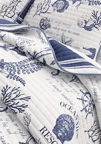 Seacost Memories Coastal Quilt Set