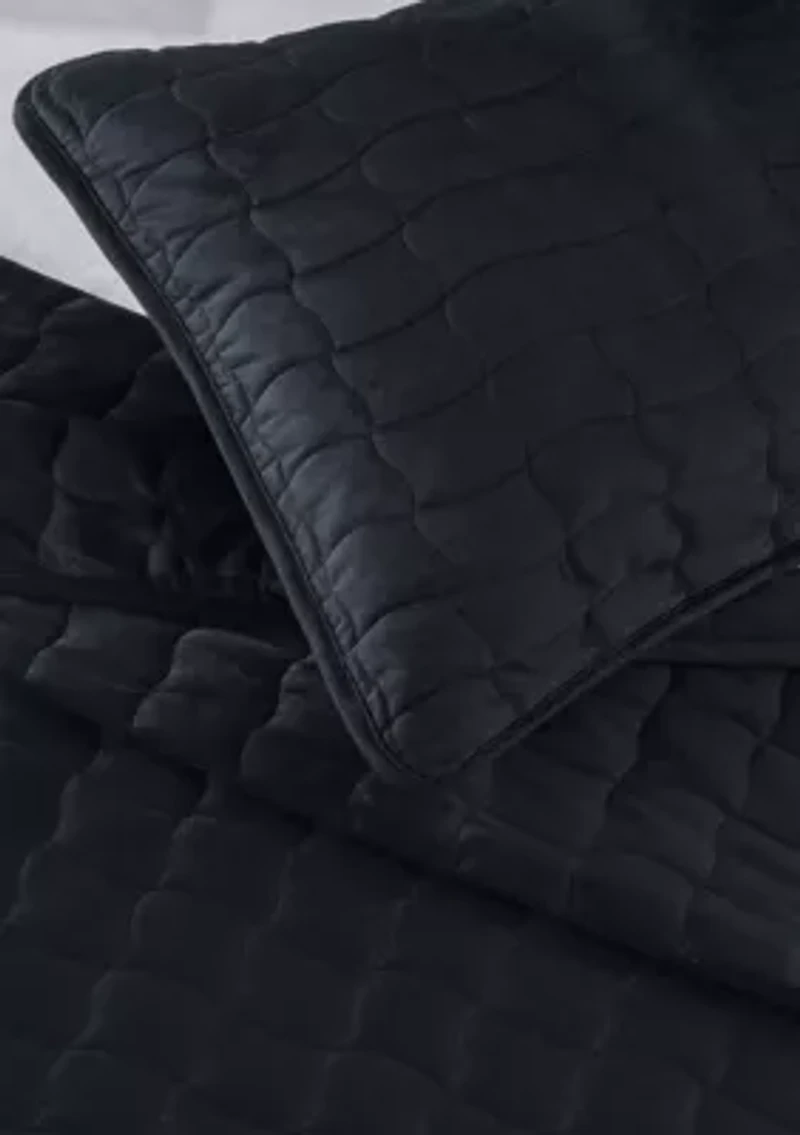 Velvet Box Stitched Quilt Set