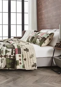 Wildlife Lodge Patchwork Quilt Set