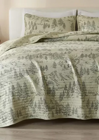 Bear Mountain Lodge Quilt Set