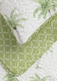 Palm Tree Coastal Quilt Set
