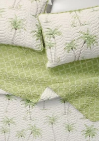 Palm Tree Coastal Quilt Set