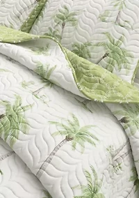 Palm Tree Coastal Quilt Set