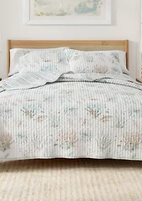 Coastal Coral Quilt Set