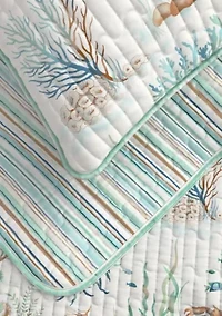 Coastal Coral Quilt Set