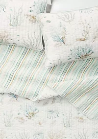 Coastal Coral Quilt Set