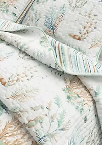 Coastal Coral Quilt Set