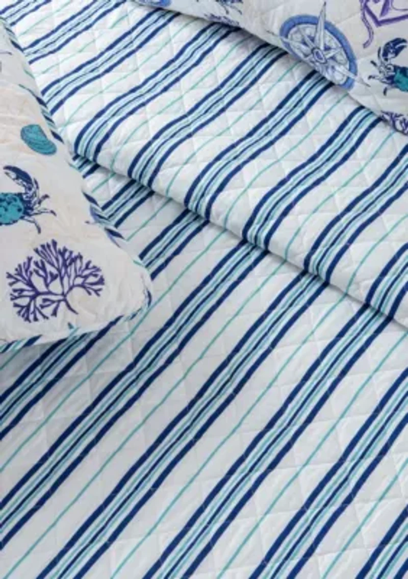 Nautical Motif Quilt Set
