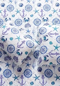 Nautical Motif Quilt Set