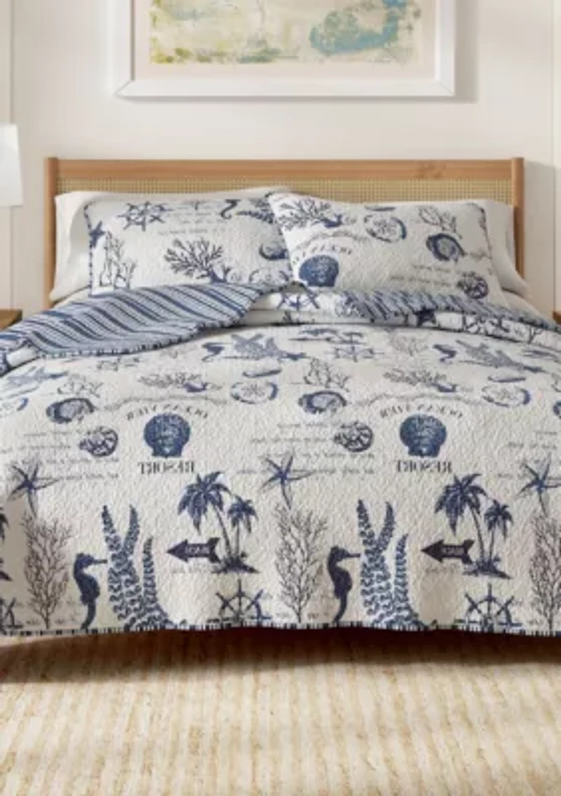 Nautical Themed Quilt Set
