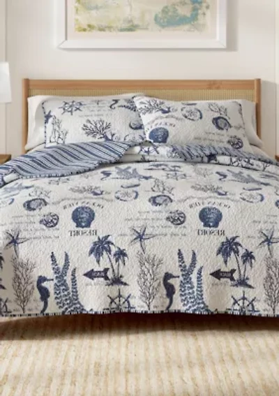 Nautical Themed Quilt Set