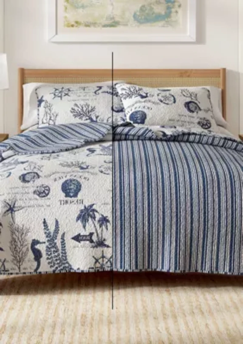 Nautical Themed Quilt Set