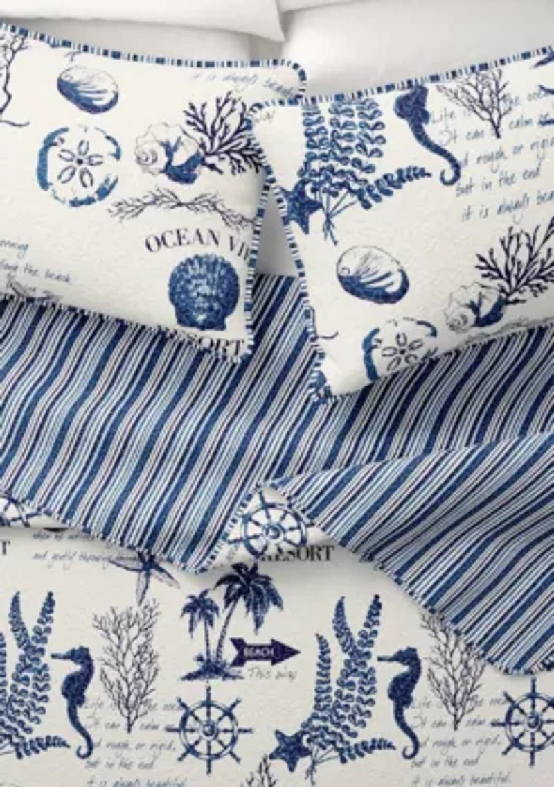 Nautical Themed Quilt Set